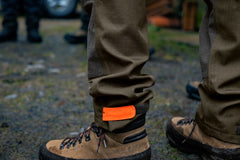 Venture förstärkta jaktbyxor GRÖN/HIGH VIS ORANGE / 46