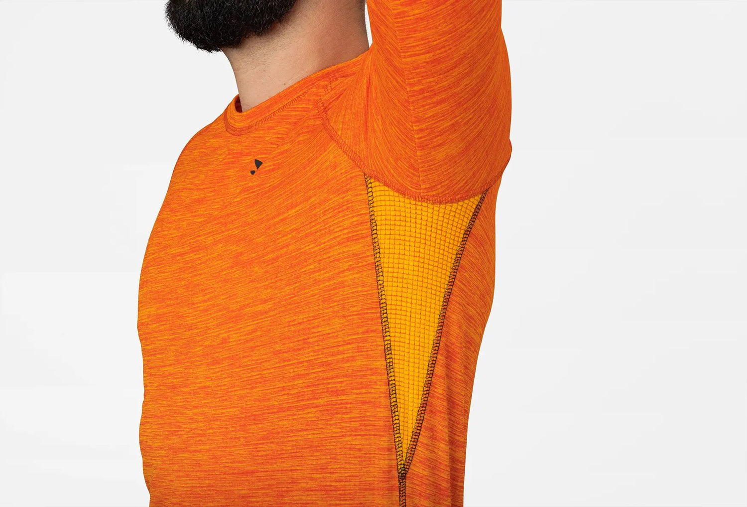 Active L/S t-shirt, långärmad HIGH VIS ORANGE / S
