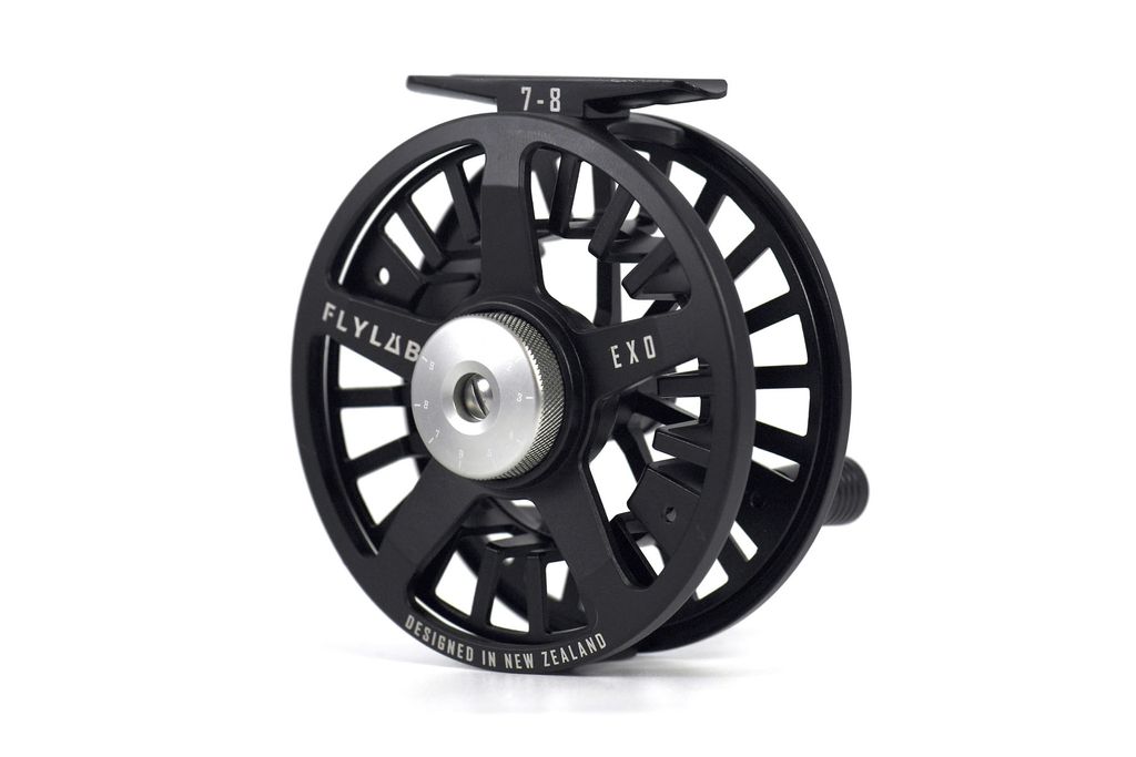 Exo Flugfiskerulle BLACK / 25-06-05