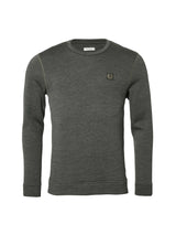 Grizzly Wool Sweatshirt Herr GRÅ/GRÖN / M