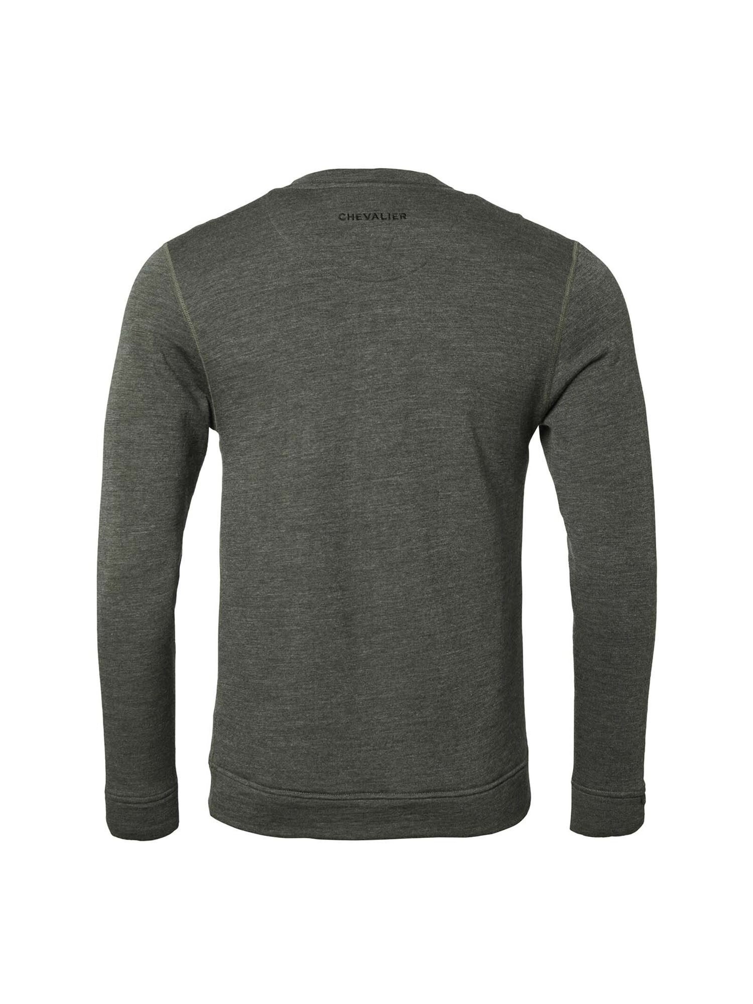 Grizzly Wool Sweatshirt Herr GRÅ/GRÖN / M