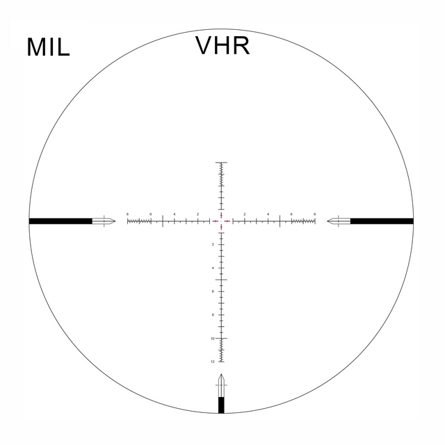 SH-4J 6-24x50 FFP VHR MIL Belyst Kikarsikte 34 MM