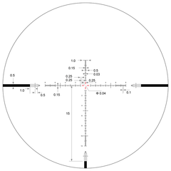 SH-4J 6-24x50 FFP VHR MIL Belyst Kikarsikte 34 MM