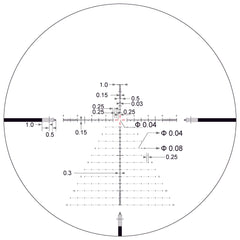 SH-4J 6-24x50 FFP VPR MIL Belyst Kikarsikte 34 MM