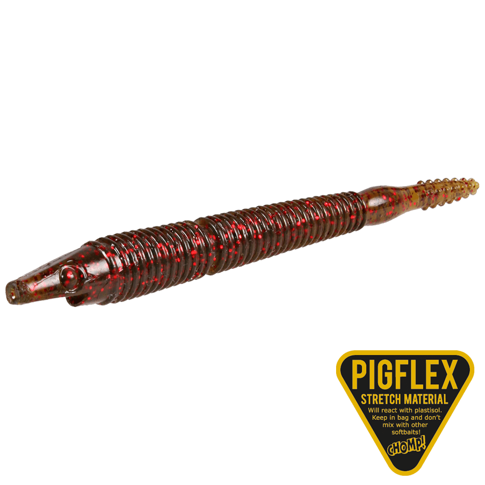 Pigster Crawler 10cm 3,3 gram 4 stycken BROWN CHARTREUSE FLAKE / 10 CM