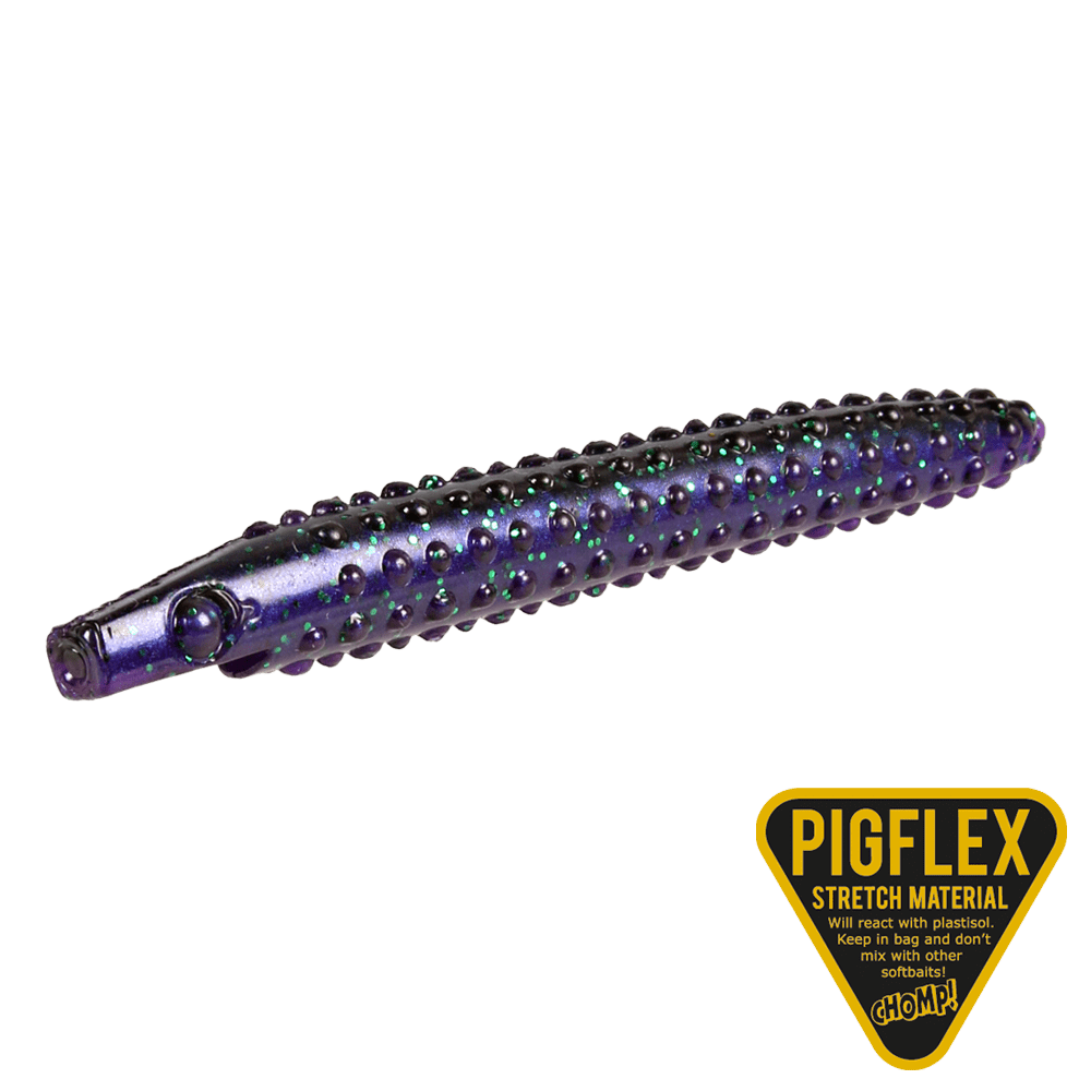 Pig Pickle 8 cm 3,1 gram 4 stycken BROWN CHARTREUSE FLAKE / 8 CM