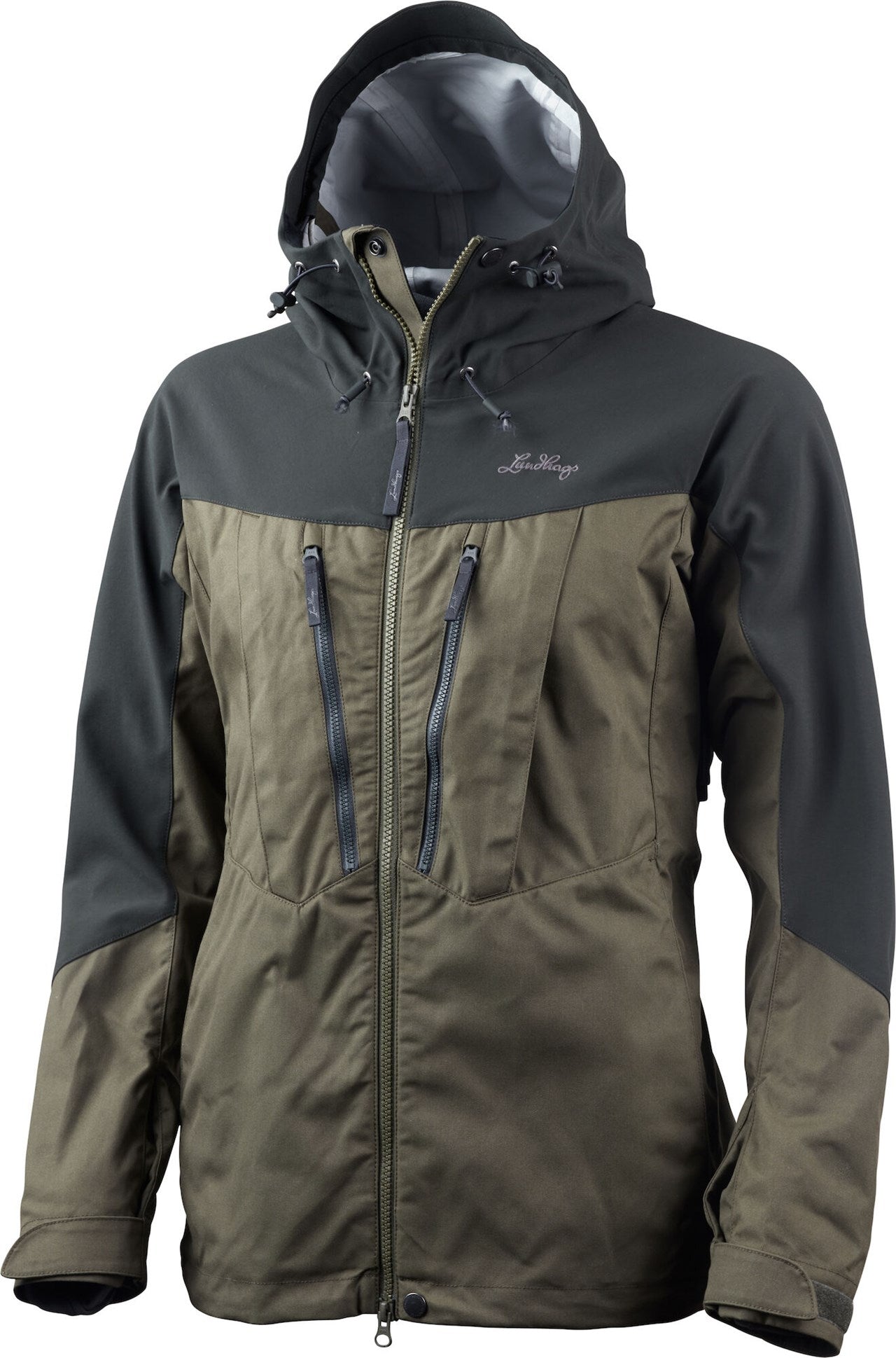 Makke Pro Womens Jacket FOREST GREEN/CHARCOAL / XS