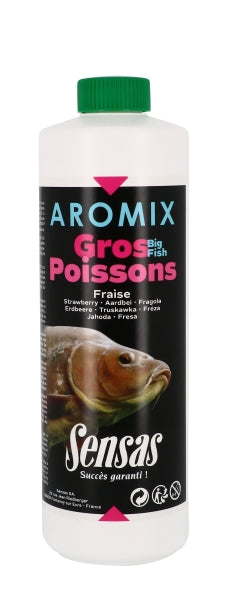 Aromix Big Fish Strawberry 500 ml RÖD / 500 ML