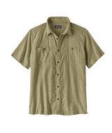 Men's Back Step Shirt SWELL DOBBY: BUCKHORN GREEN / S