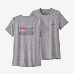 Women's Cap Cool Daily Graphic T-Shirt 73 SKYLINE: FEATHER GREY / S