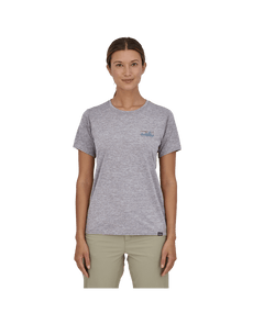 Women's Cap Cool Daily Graphic T-Shirt 73 SKYLINE: FEATHER GREY / S