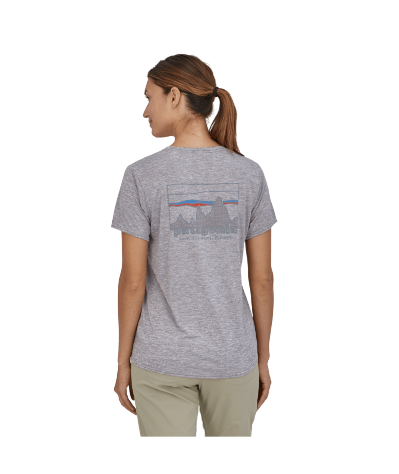 Women's Cap Cool Daily Graphic T-Shirt 73 SKYLINE: FEATHER GREY / S