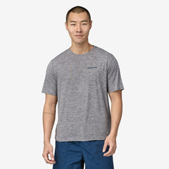 Men's Capilene® Cool Daily Graphic T-Shirt - Waters BOARDSHORT LOGO ABALONE BLUE: FEATHER GREY / S