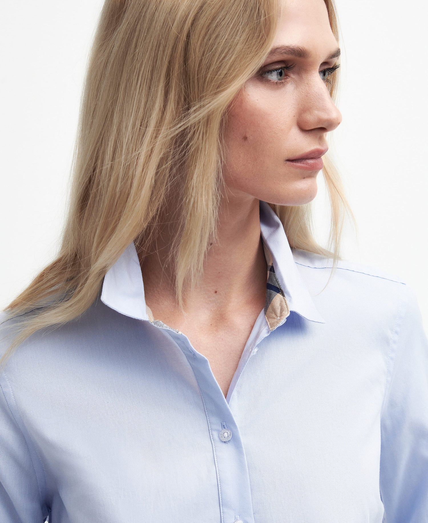 Derwent Skjorta PALE BLUE/PRIMROSE HESSIA / 10