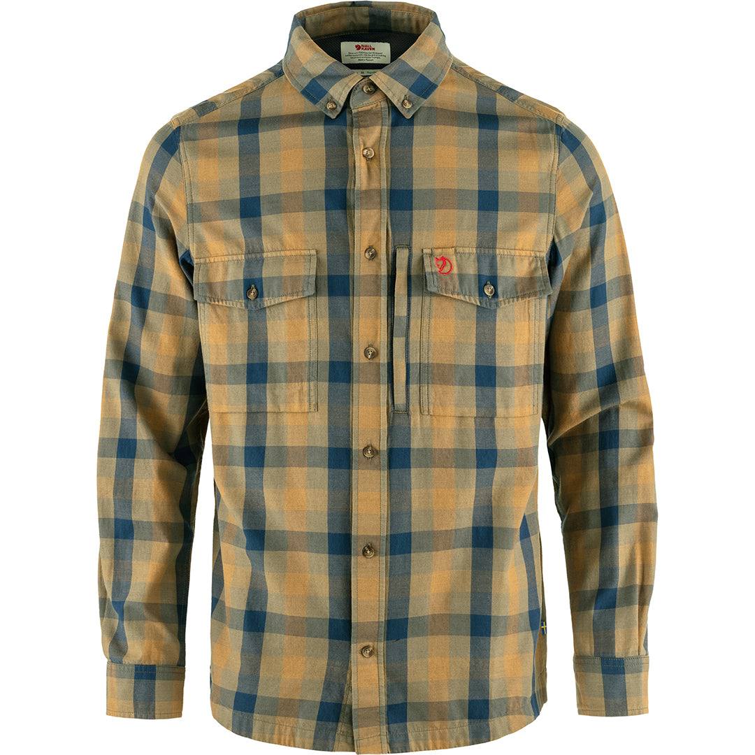 Lappland Mesh Shirt Men LIGHT OLIVE-INDIGO BLUE / S