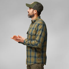 Lappland Mesh Shirt Men LIGHT OLIVE-INDIGO BLUE / S