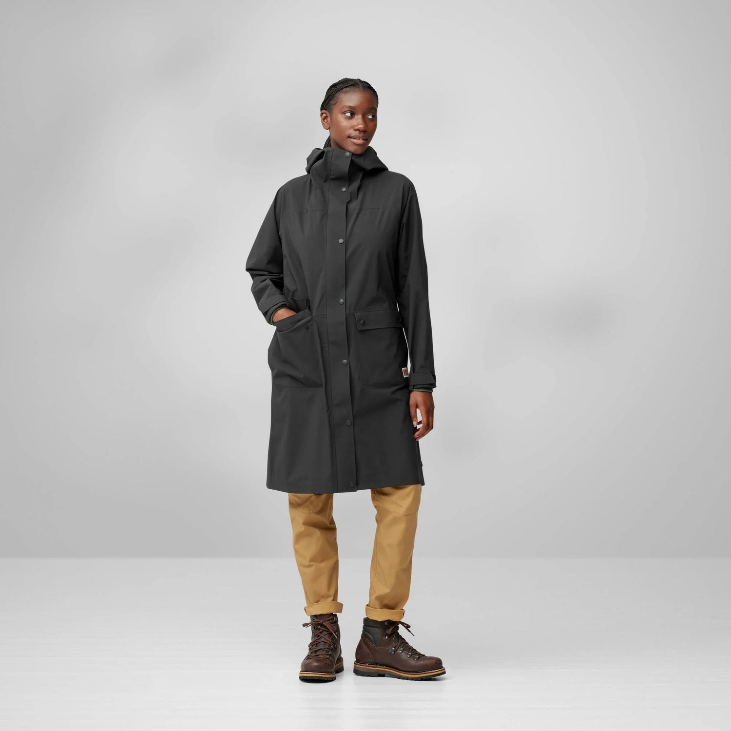 Vardag Regnparkas Women BLACK / S