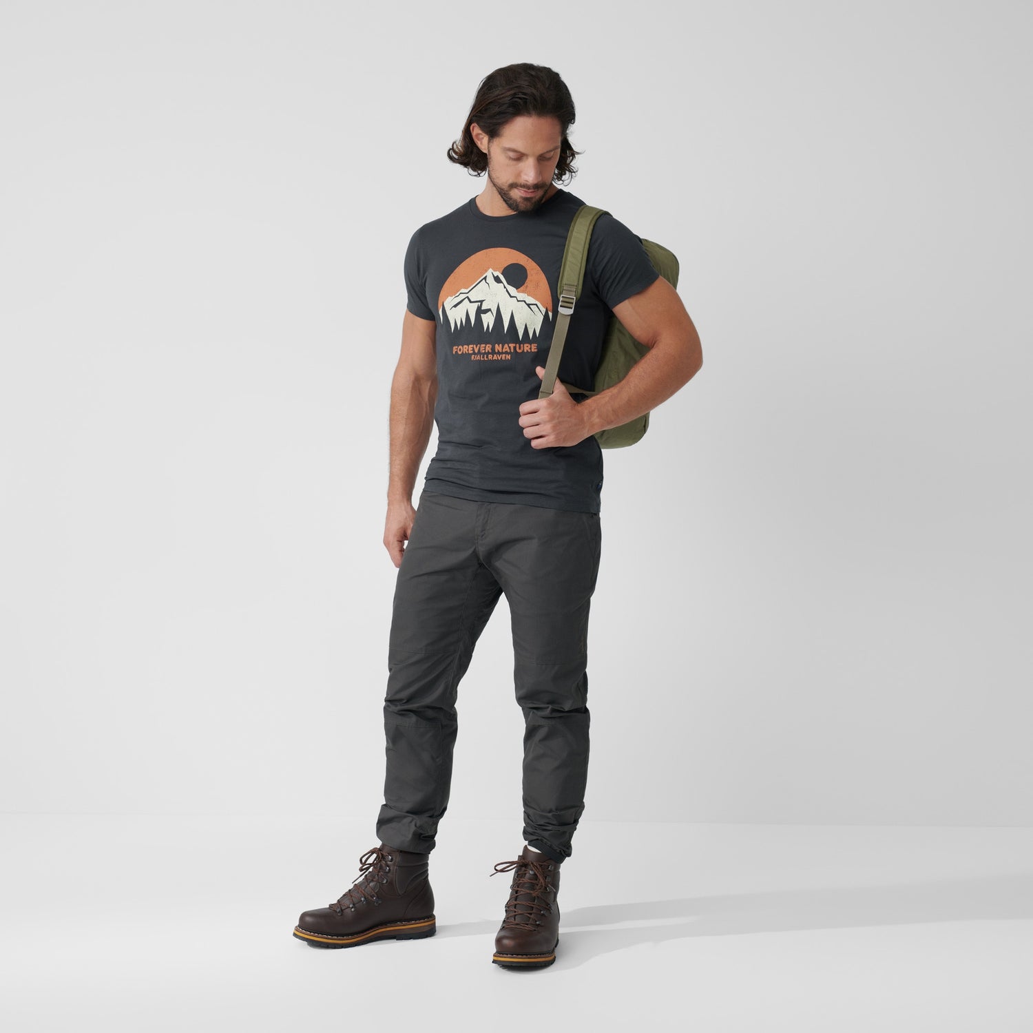 Nature T-shirt Men FOSSIL / S