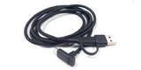 USB Kabel USB-A/USB-C to USB-C angle EN STL