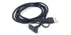 USB Kabel USB-A/USB-C to USB-C angle EN STL