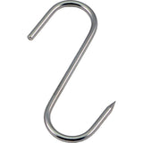 Slaktkrokar i rostfritt stål 140/5mm 2-pack