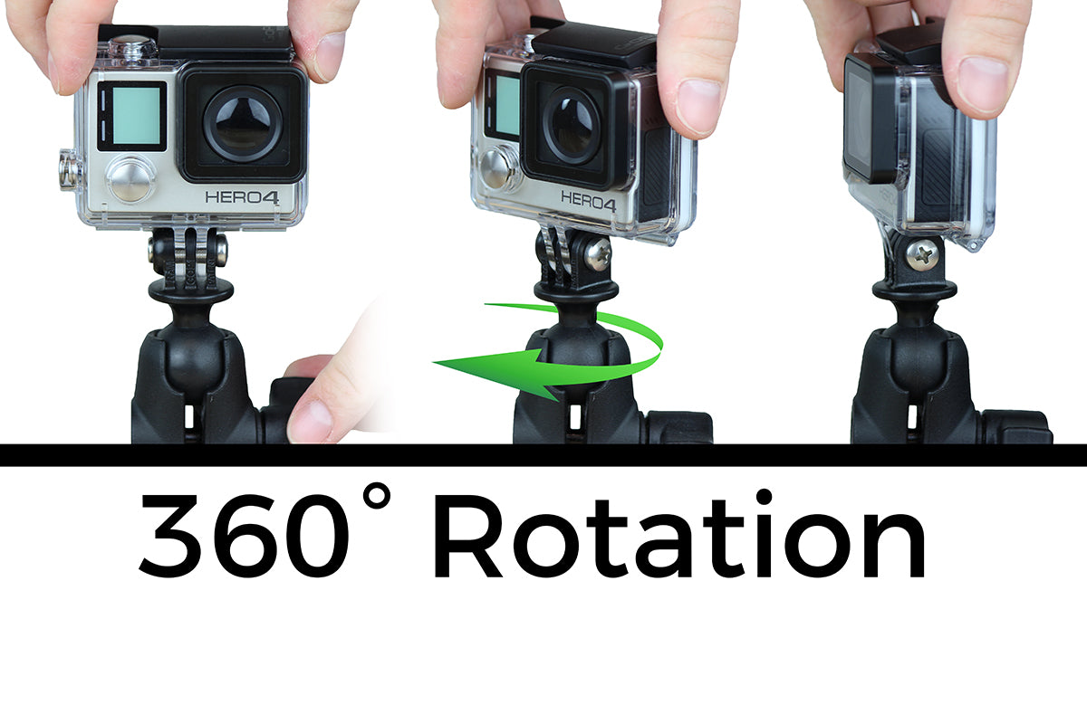 Kuladapter för GoPro® baser med universalkameraadapter