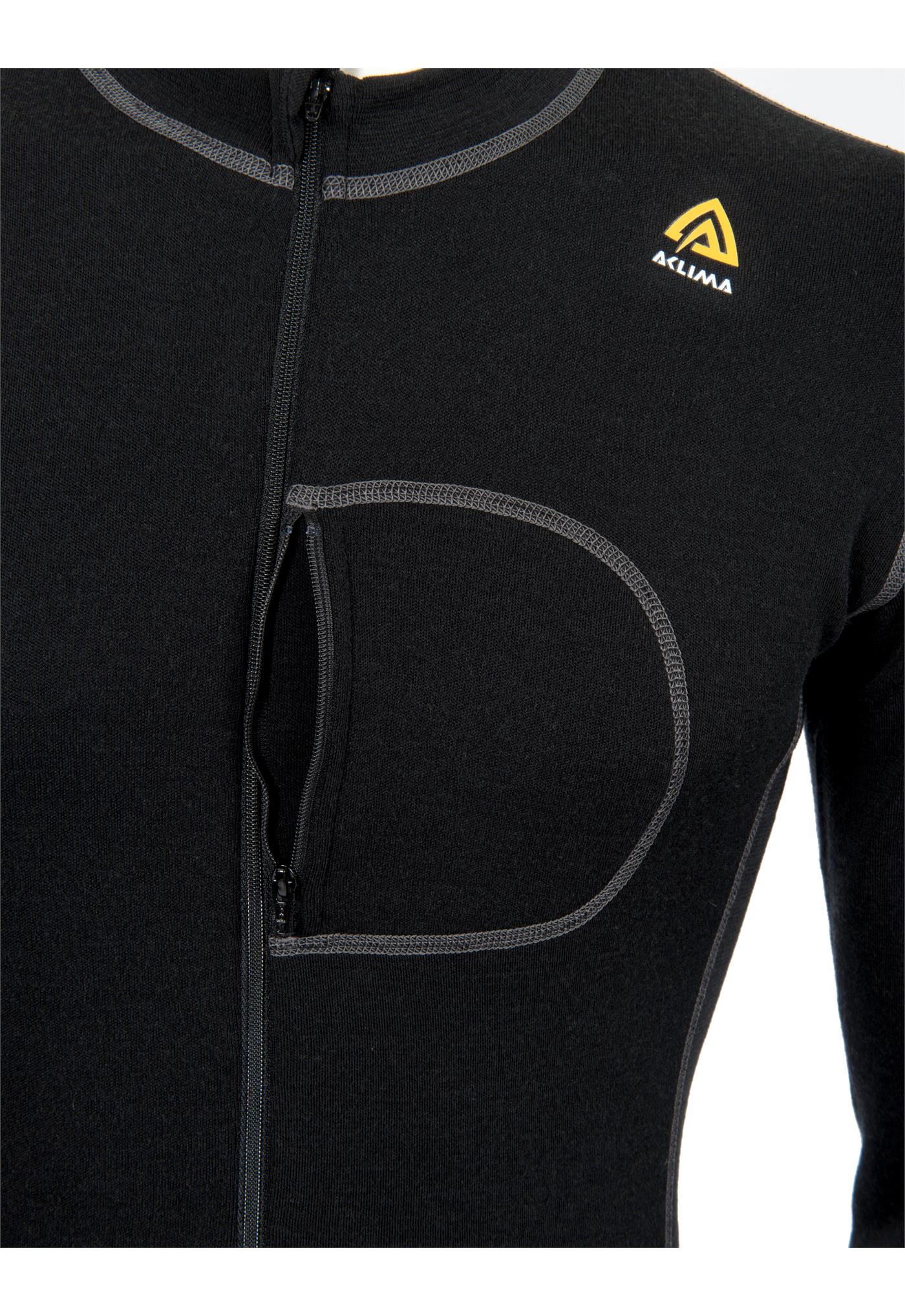 WarmWool Bodypiece Unisex JET BLACK / XS