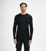 WarmWool Crewneck Shirt Men JET BLACK / XS