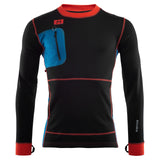Anárjohka Crewneck Shirt Men JET BLACK/BLUE SAPPHIRE / XS