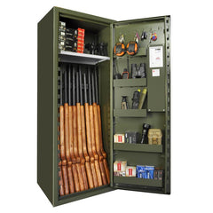Vapenskåp SP 88 Military Green  Inkl Led-belysning och frakt! NYCKELLÅS