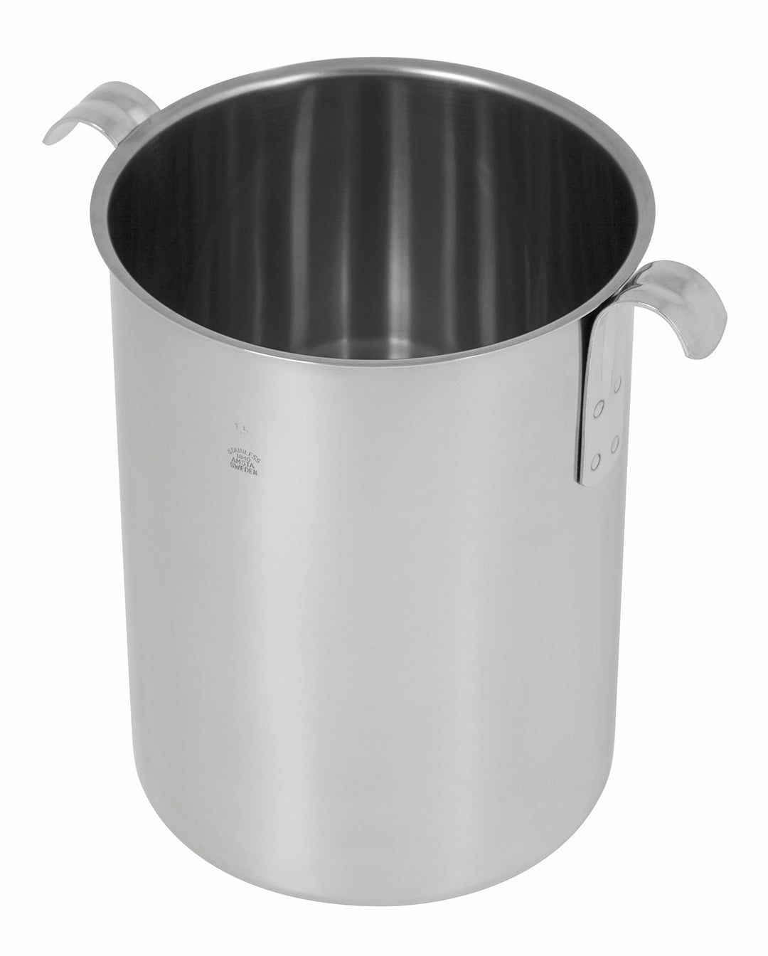 Flaskor med lock i rostfritt stål (Syrafast) 1 LITER