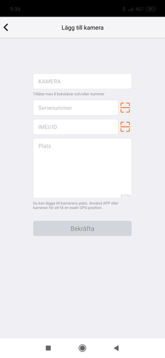Åtelkamera Glory MK2 4G/LTE 20mp - Cloud-App ONE SIZE