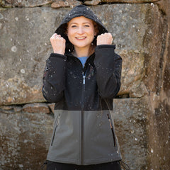 Regnjacka "Raindance" SVART / XS