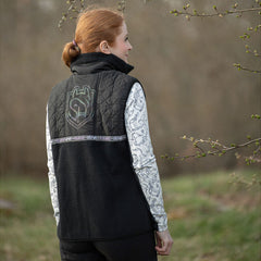 Fleeceväst "Black Unicorn" SVART / 4XL