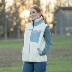 Fleeceväst "Rainbow Unicorn" SKY BLUE / 4XL