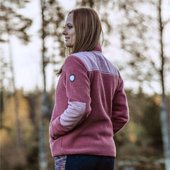 "Miss Cuddles" fleecejacka med teddy ROSE / XS
