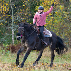 "Miss Cuddles" fleecejacka med teddy ROSE / XS