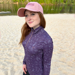 Funktionsskjorta Country Love AUBERGINE / S