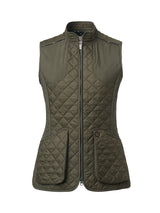 Dunsley Quilted Vest Dam GRÖN / 34W
