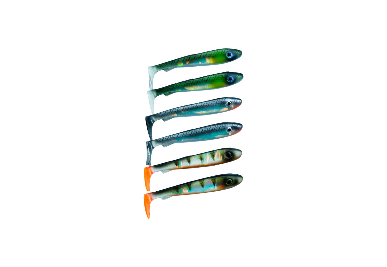 McRubber Bass 6-pack MIX FLASH / 8CM / 4,8G