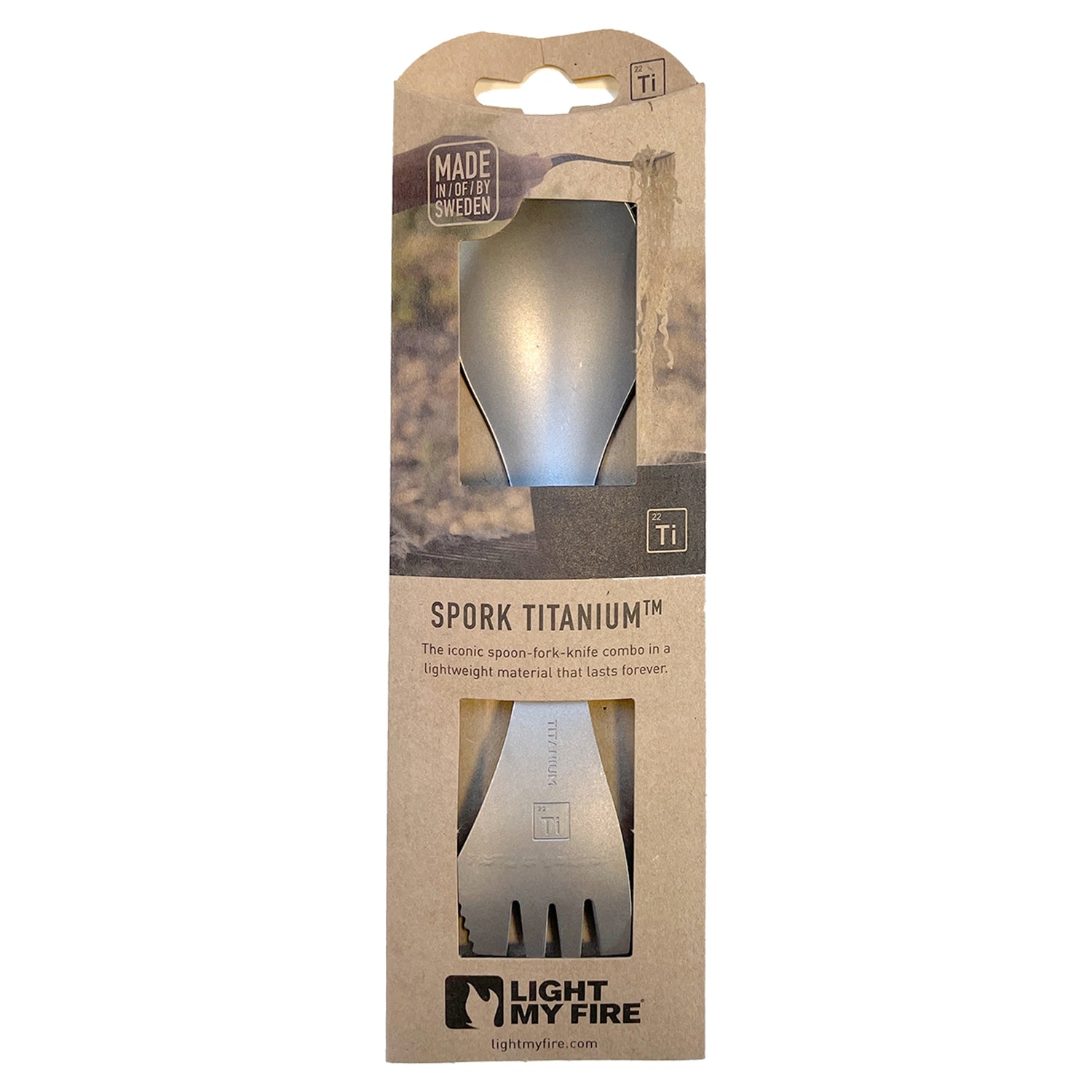 Spork titanium Made in Sweden TITANIUM / EN STL