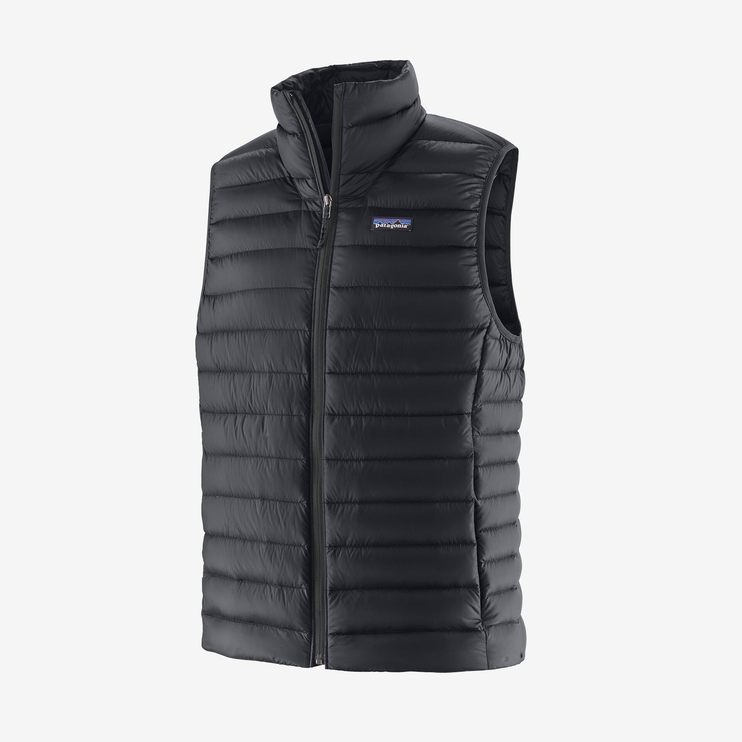 Men's Down Sweater Vest BLACK / XS