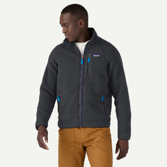 Men's Retro Pile Fleece Jacket PITCH BLUE W/ENDLESS BLUE / XS
