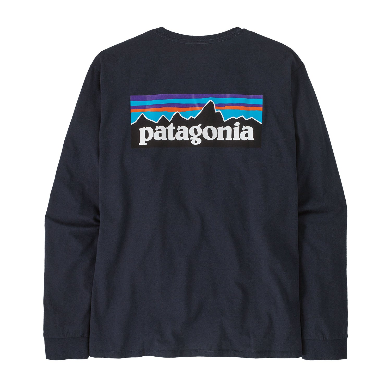Men's L/S P-6 Logo Responsibili-Tee NEW NAVY / XS