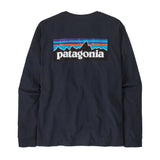 Men's L/S P-6 Logo Responsibili-Tee NEW NAVY / XS