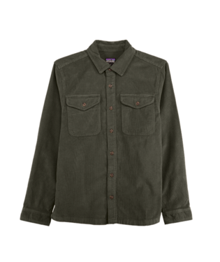Men's Corduroy Shirt PINE NEEDLE GREEN / XS