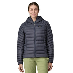 Women's Down Sweater Hoody SMOLDER BLUE / XS