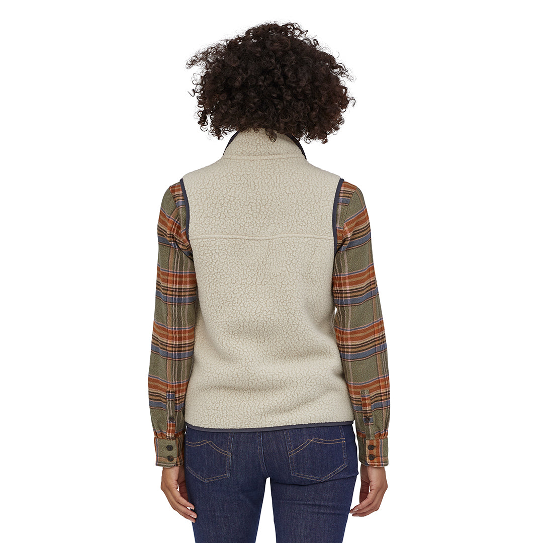 Women's Retro Pile Vest PELICAN / XS