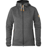 Övik Fleece Hoodie Women DARK GREY / S