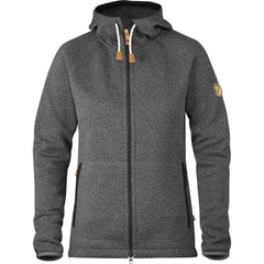 Övik Fleece Hoodie Women DARK GREY / S